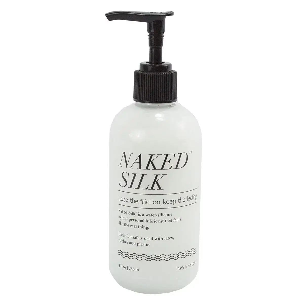 Naked Silk Hybrid Lubricant - Water-Silicone Personal Lube 8.7 fl. oz.