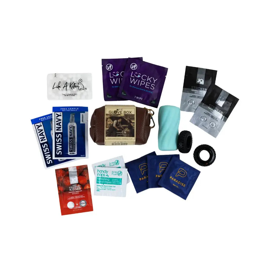 Natalie’s Toy Box Glove Mini Kit, Men’s Intimacy Essentials
