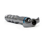 Silver Hidden Treasure Ribbed Metal Vibrator
