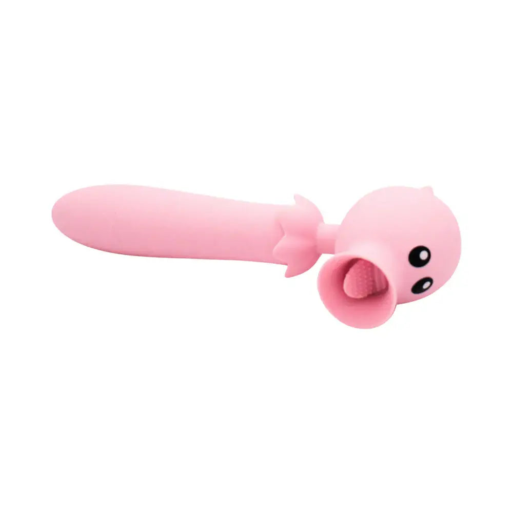 Lick N’ Stick Clit Flicker & G - Spot Vibrator - Pink