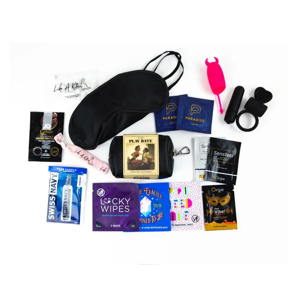 Natalie’s Toy Box Play Date Mini Kit, Couples Intimacy Gift Set
