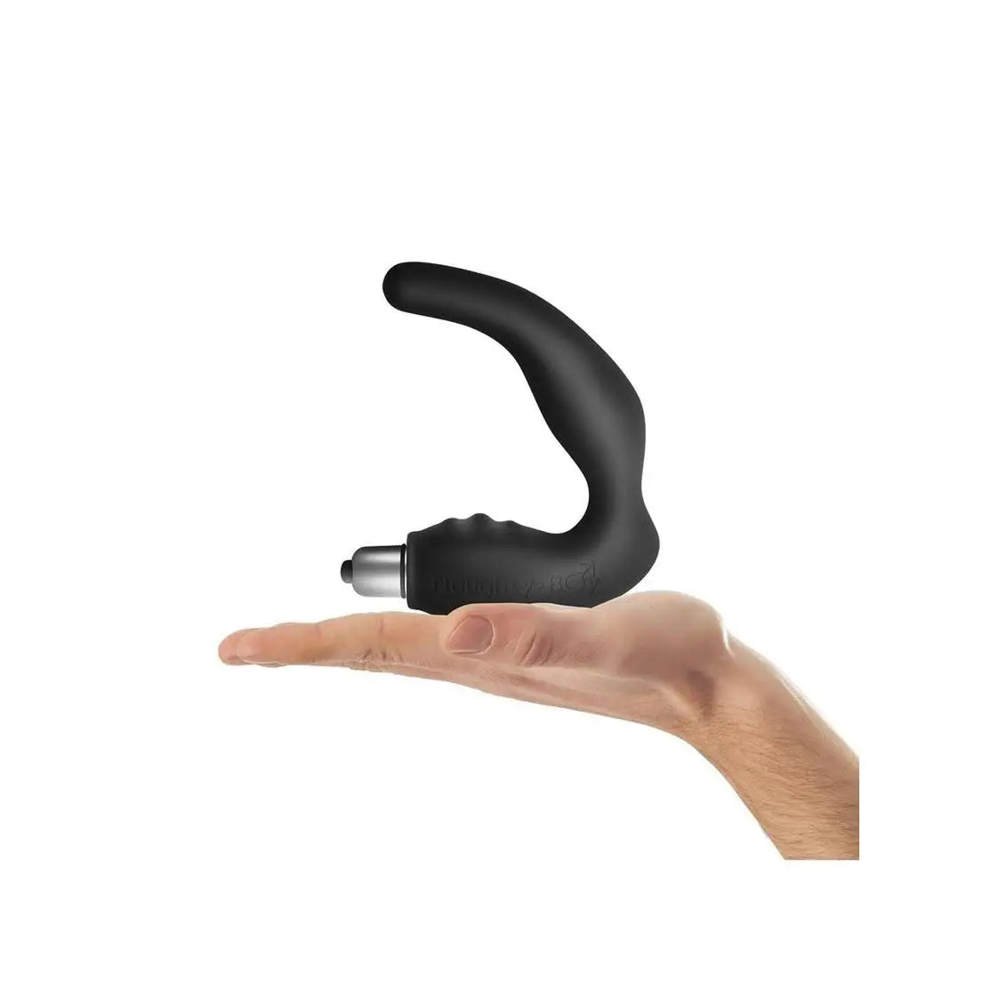 Naughty Boy Prostate and Perineum Stimulator - Black - Anal Probe