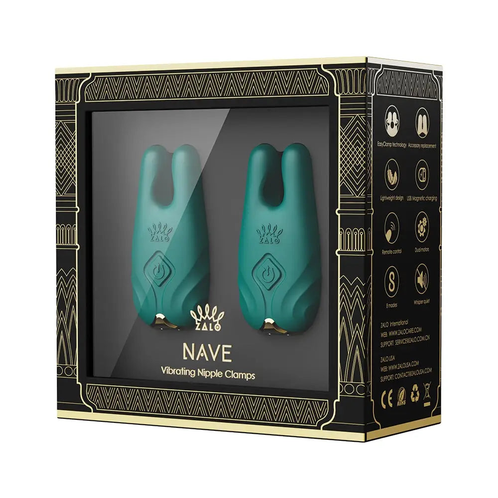 Nave Remote Vibrating Nipple Clamps