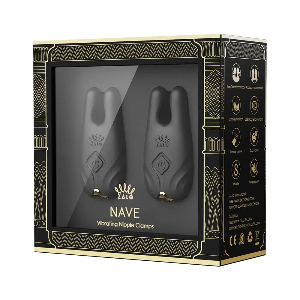 Nave Remote Vibrating Nipple Clamps