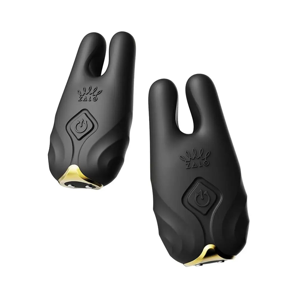 Nave Remote Vibrating Nipple Clamps - Black
