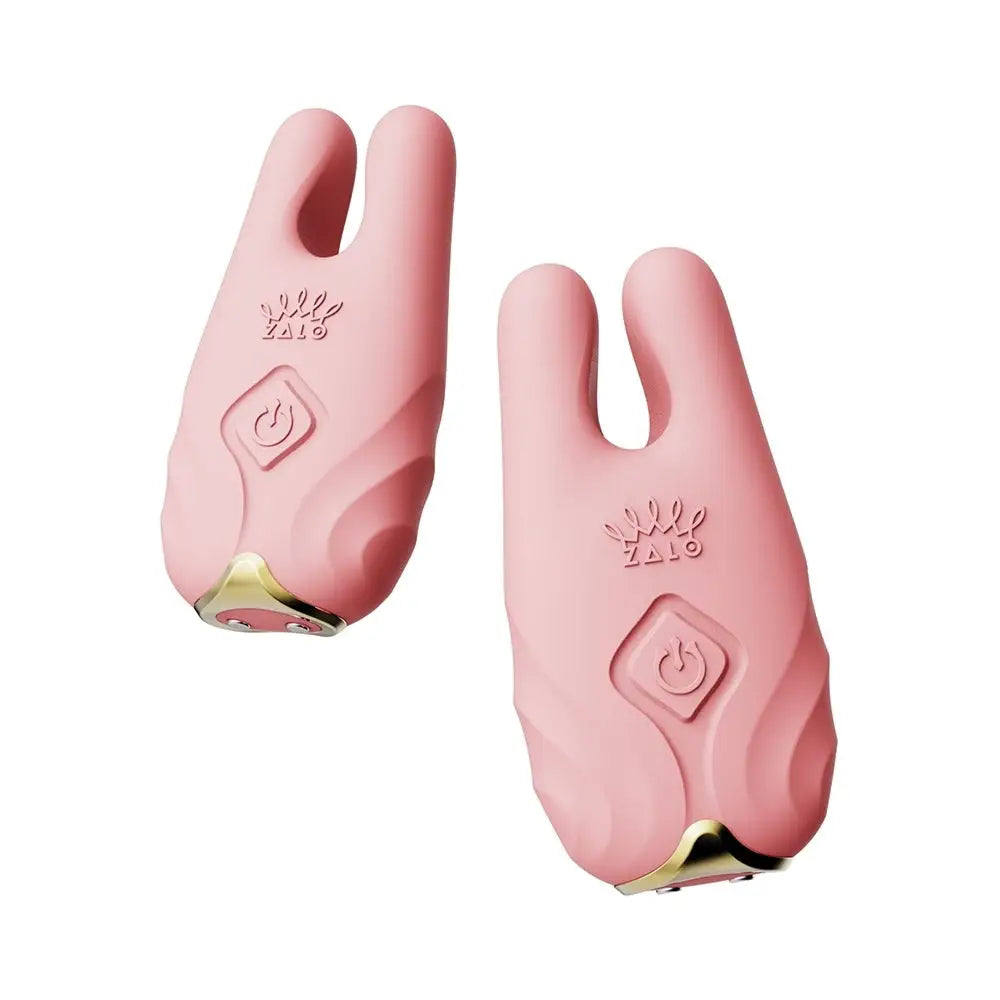 Nave Remote Vibrating Nipple Clamps - Pink