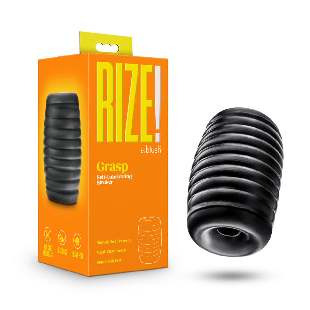 Blush Novelties® Rize Grasp Self-Lubricating Stroker - Rolik®