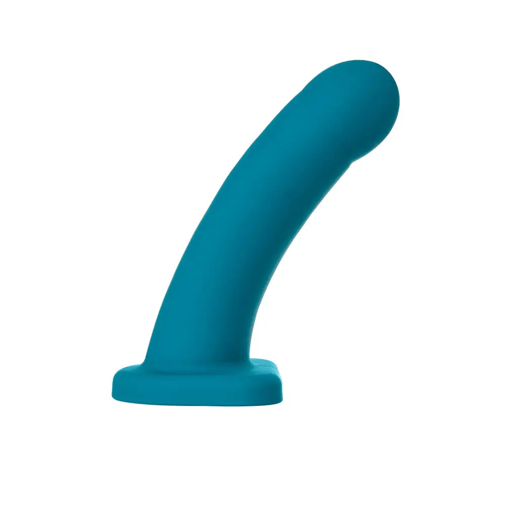 Nexus Collection Lennox Hollow Vibrating 8’’ Silicone Sheath Dildo - Blue