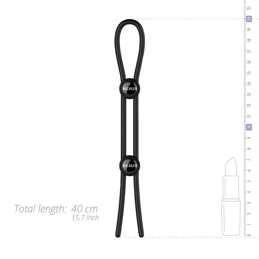 Nexus® Forge Double Lasso Adjustable C - Ring - Black - C-Ring