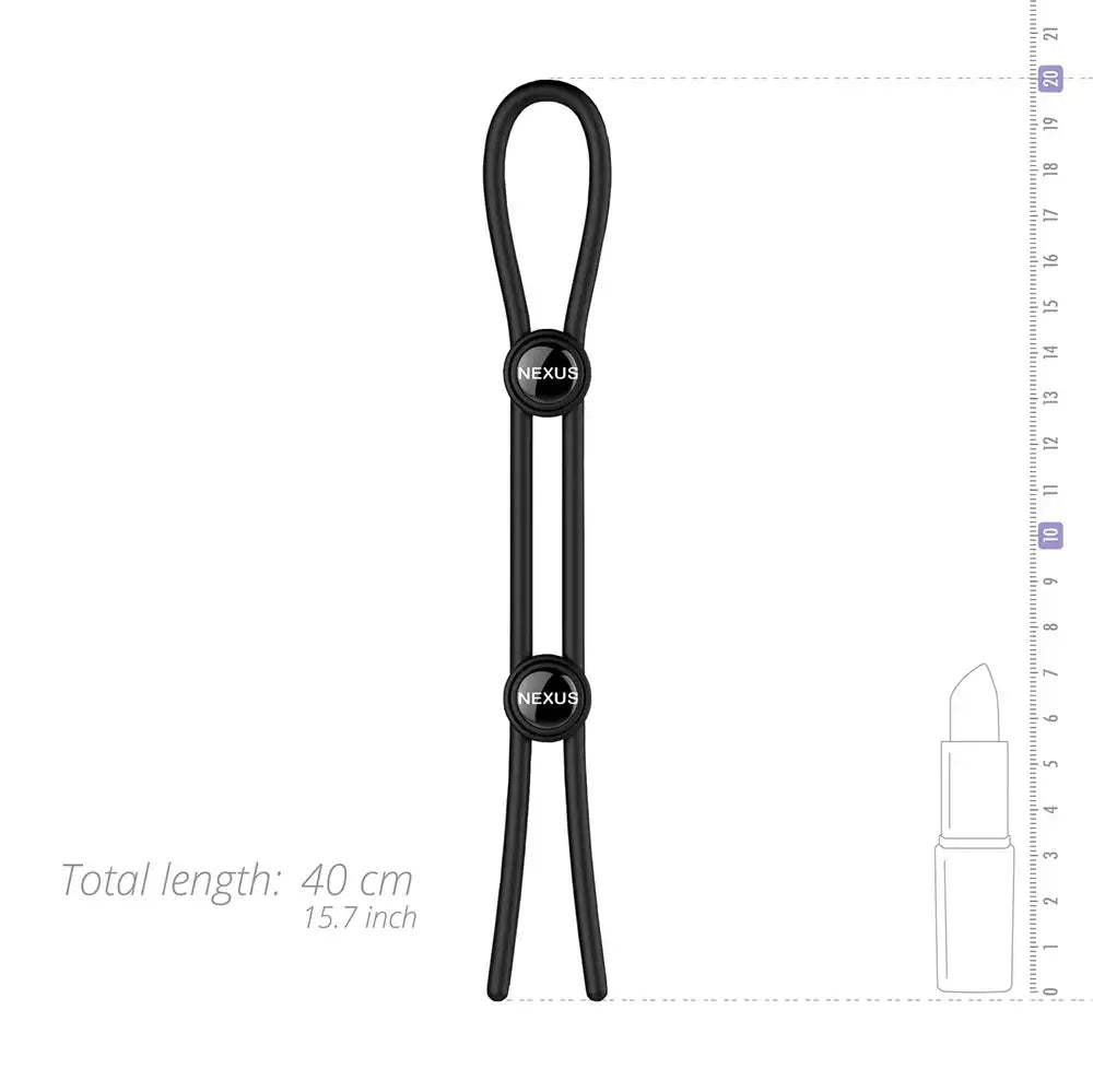 Nexus® Forge Double Lasso Adjustable C - Ring - Black - C-Ring
