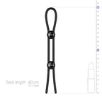 Nexus® Forge Double Lasso Adjustable C - Ring - Black - C-Ring