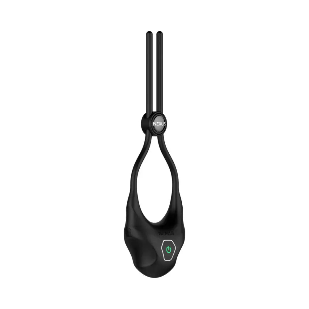 Nexus® Forge Single Lasso Adjustable Vibrating C - Ring - Black - C-Ring