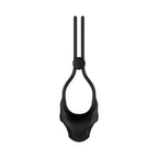 Nexus® Forge Single Lasso Adjustable Vibrating C - Ring - Black - C-Ring