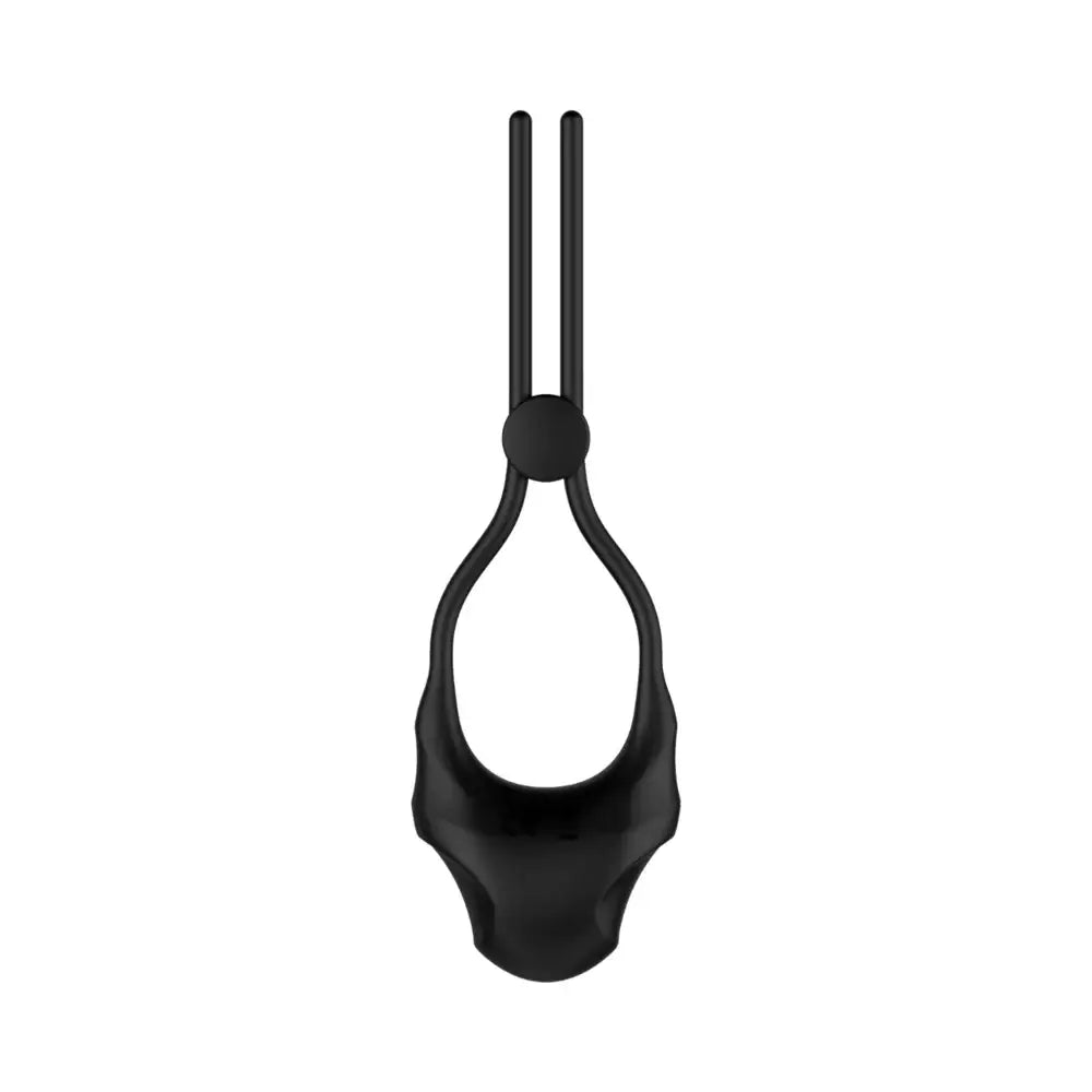 Nexus® Forge Single Lasso Adjustable Vibrating C - Ring - Black - C-Ring