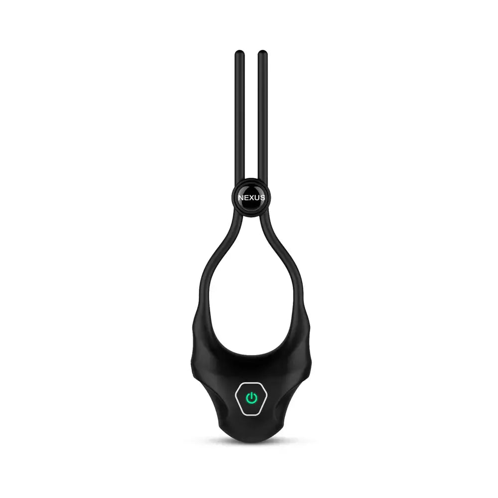 Nexus® Forge Single Lasso Adjustable Vibrating C - Ring - Black - C-Ring