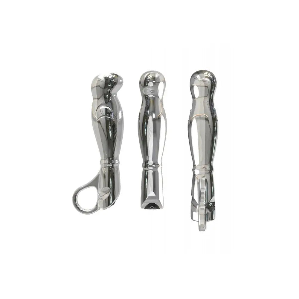 Nexus® Fortis Aluminum Vibrating Prostate Massager - Silver - Anal Probe