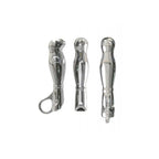 Nexus® Fortis Aluminum Vibrating Prostate Massager - Silver - Anal Probe