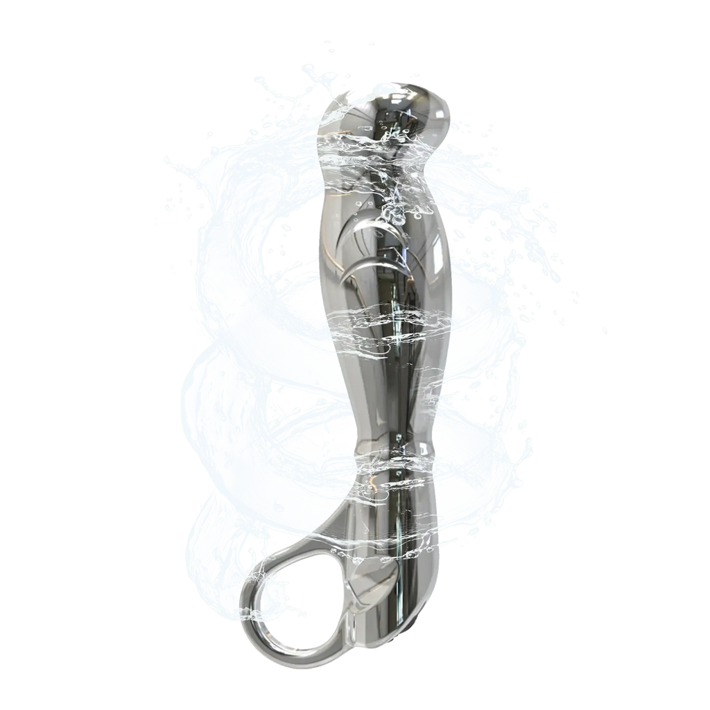 Nexus® Fortis Aluminum Vibrating Prostate Massager - Silver - Anal Probe