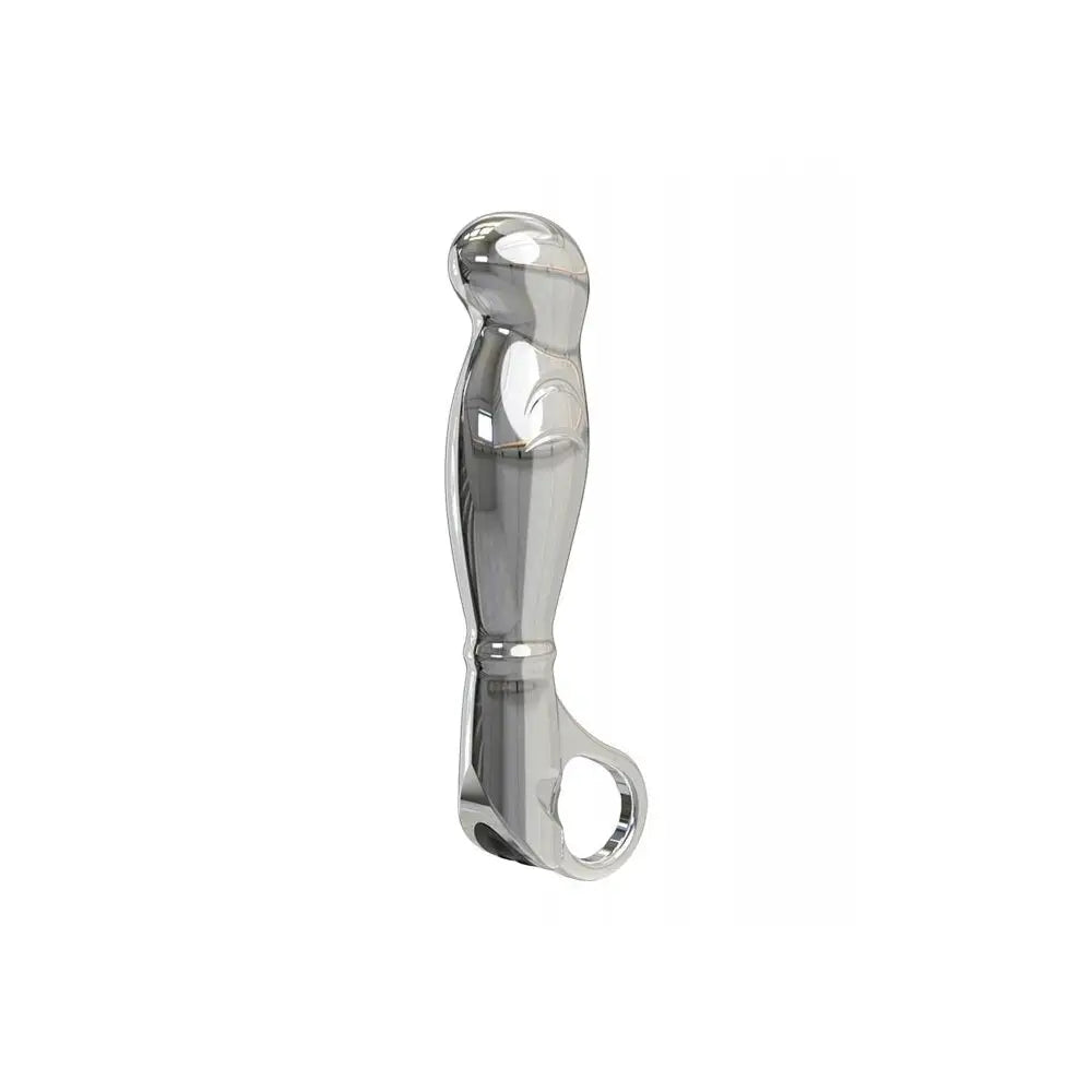 Nexus® Fortis Aluminum Vibrating Prostate Massager - Silver - Anal Probe
