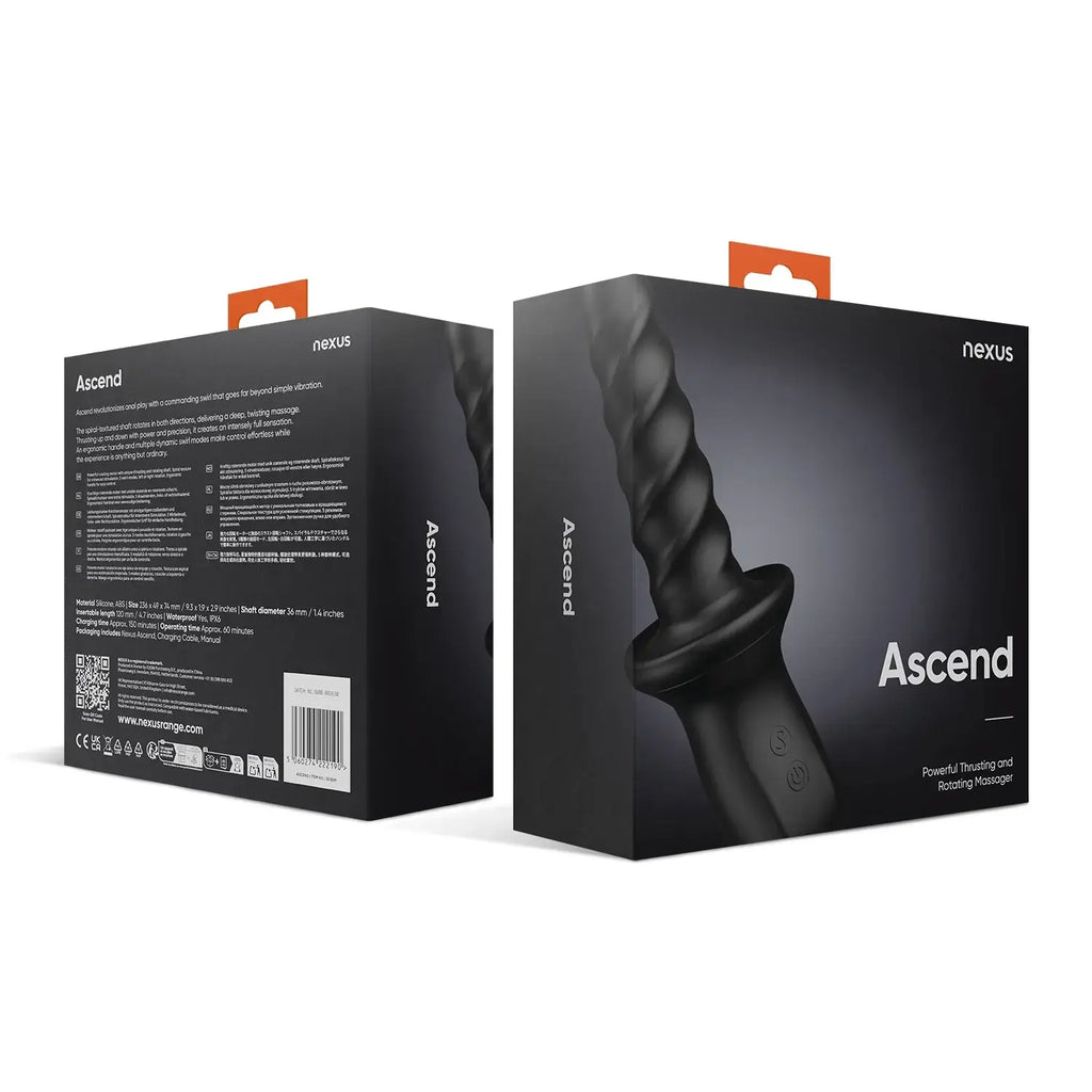 Nexus® Ascend Thrusting Rotating Massager Black