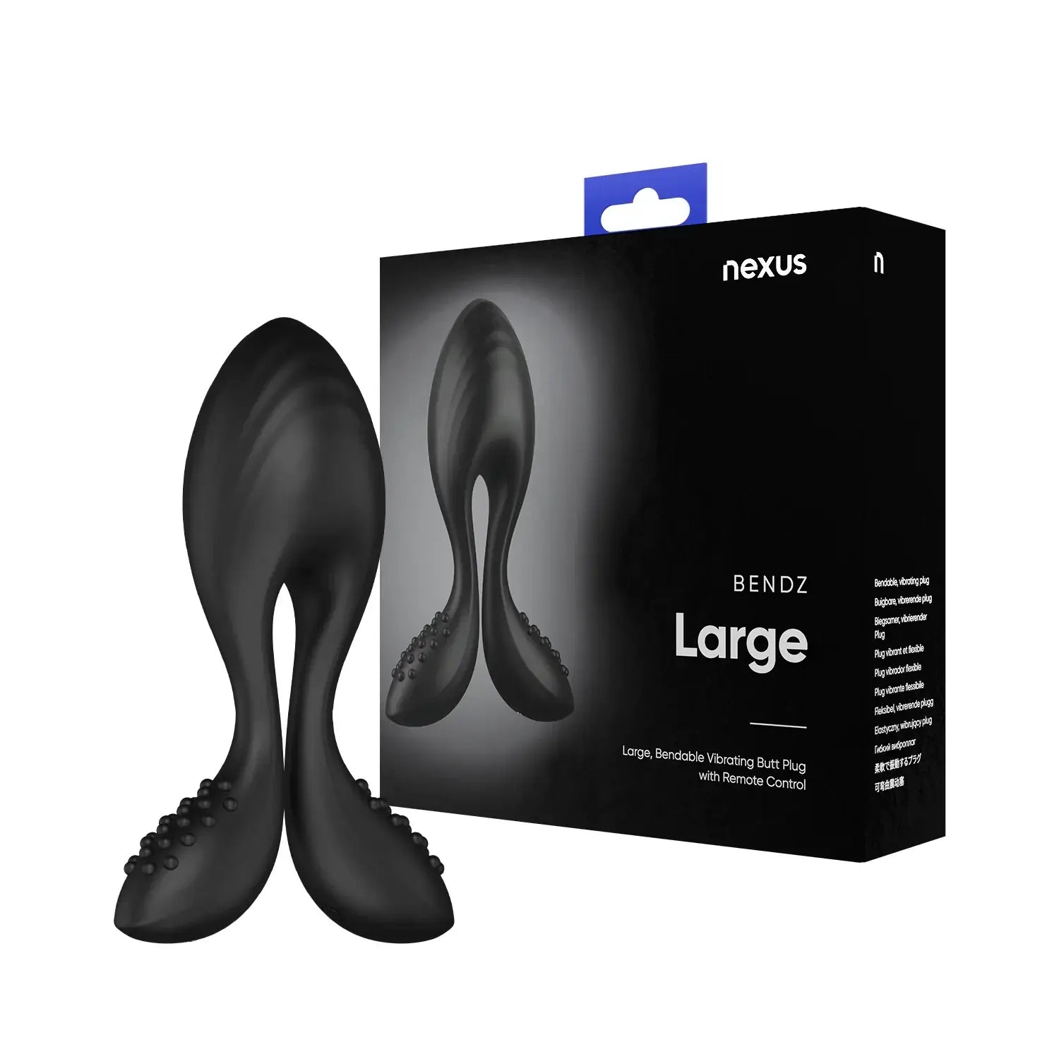 Nexus® Nexus Bendz Silicone Butt Plug | Bendable Arms Remote Control | 3 Sizes Large