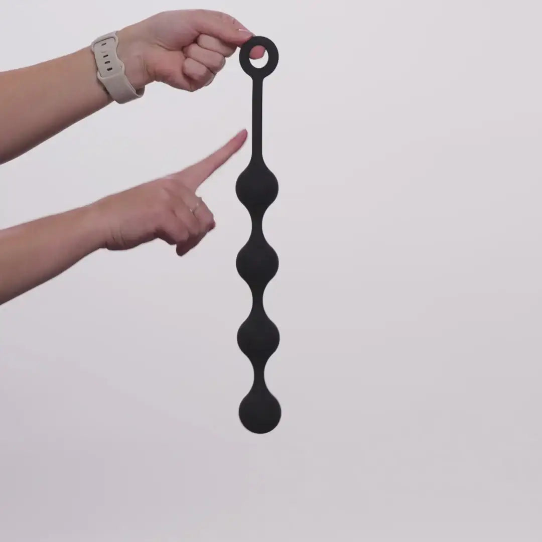 Nexus® Quattro Vibrating Anal Balls - Black - Beads