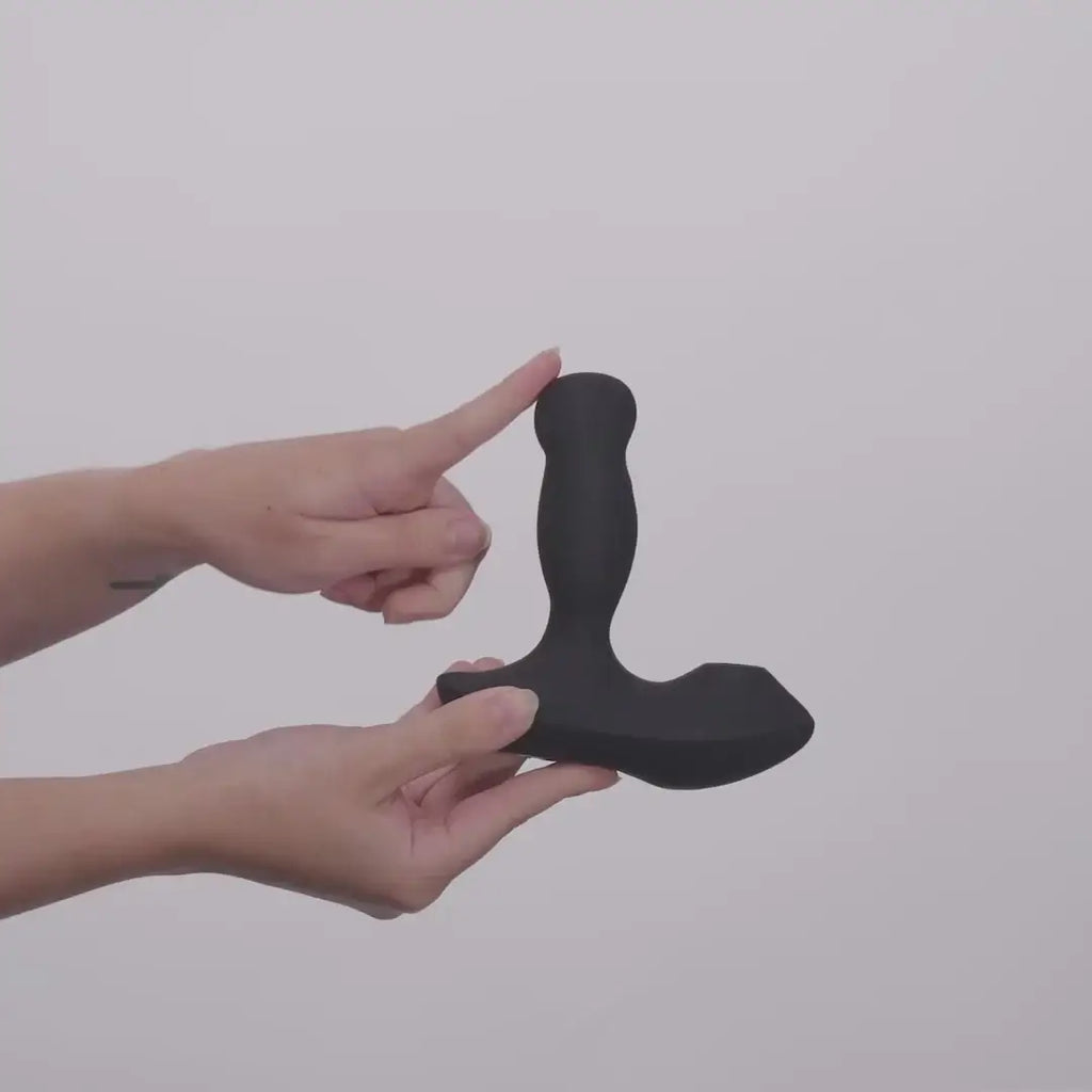 Nexus® Revo Air Rotating Prostate Massager With Suction + Remote - Black - Anal Probe