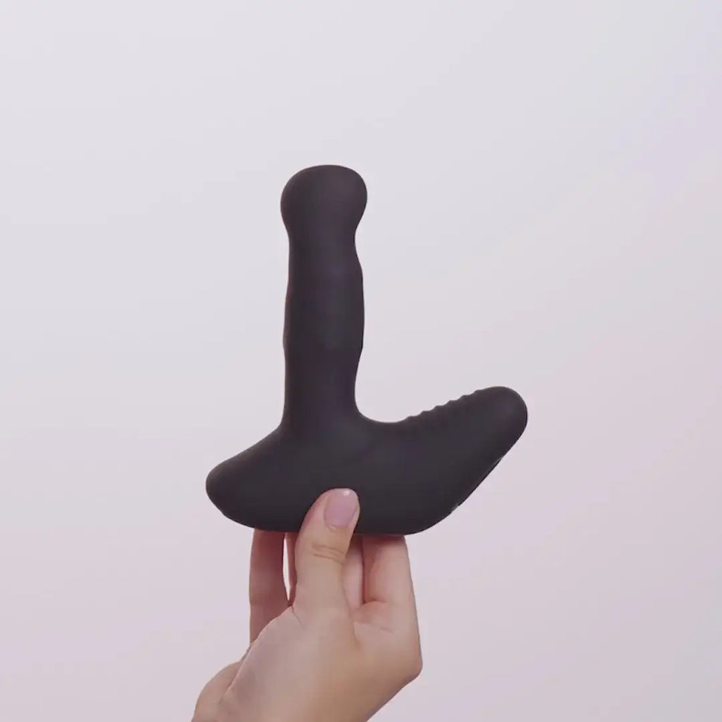 Nexus® REVO Ring Remote Oscillating and Rotating Prostate Massager Black