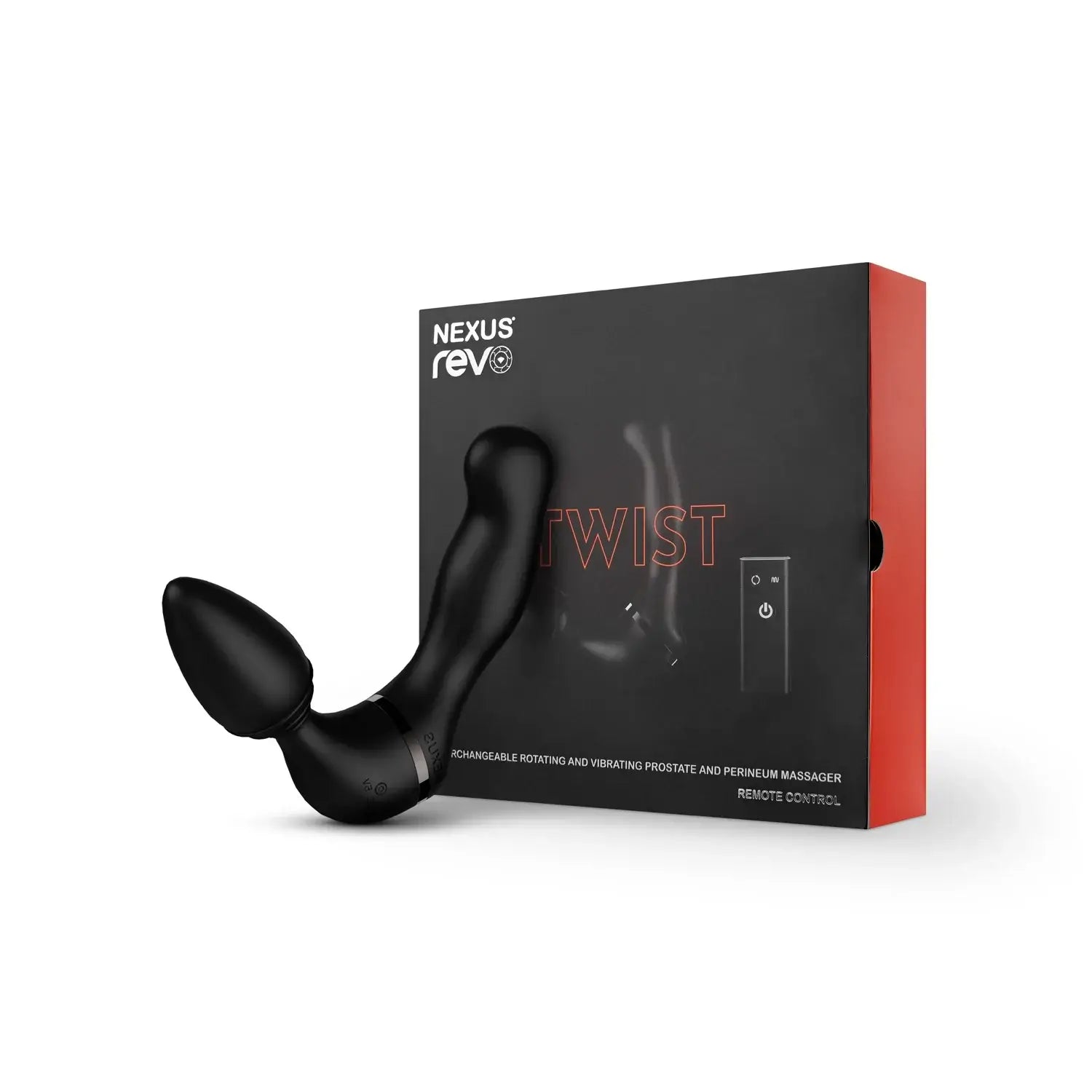Nexus® Revo Twist Rotating & Vibrating Prostate Massager - Black - Anal Probe