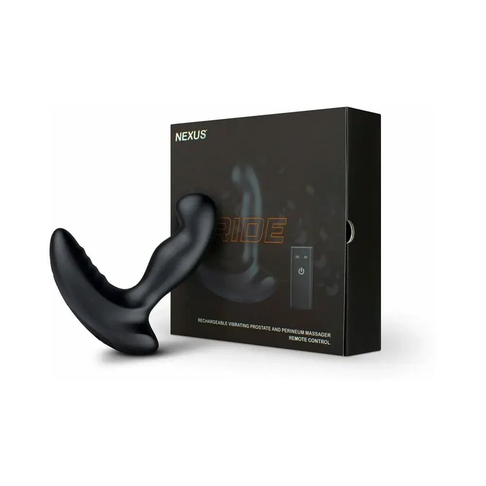Nexus® Ride Remote Control Prostate Dual Motor Vibrator - Black - Anal Probe