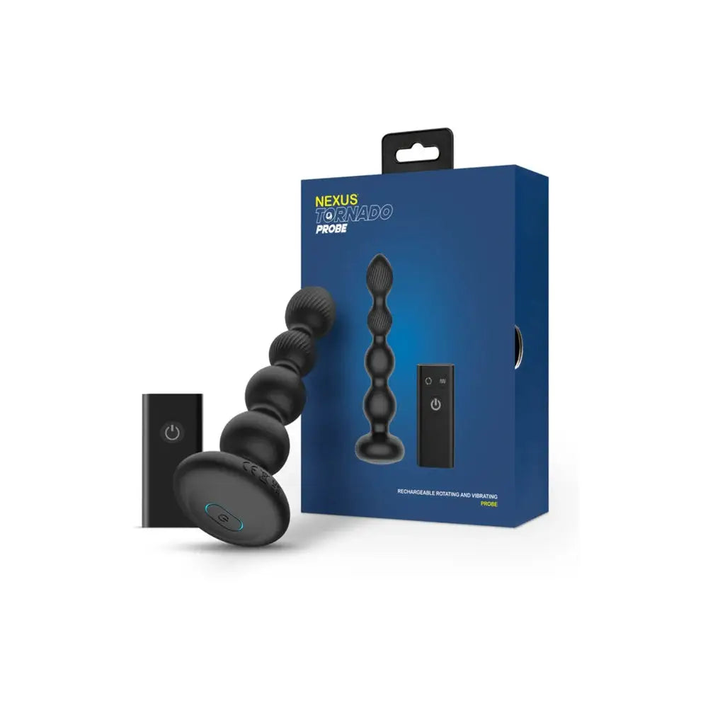 Nexus® Tornado Probe Rotating and Vibrating with Remote Control - Black - Anal