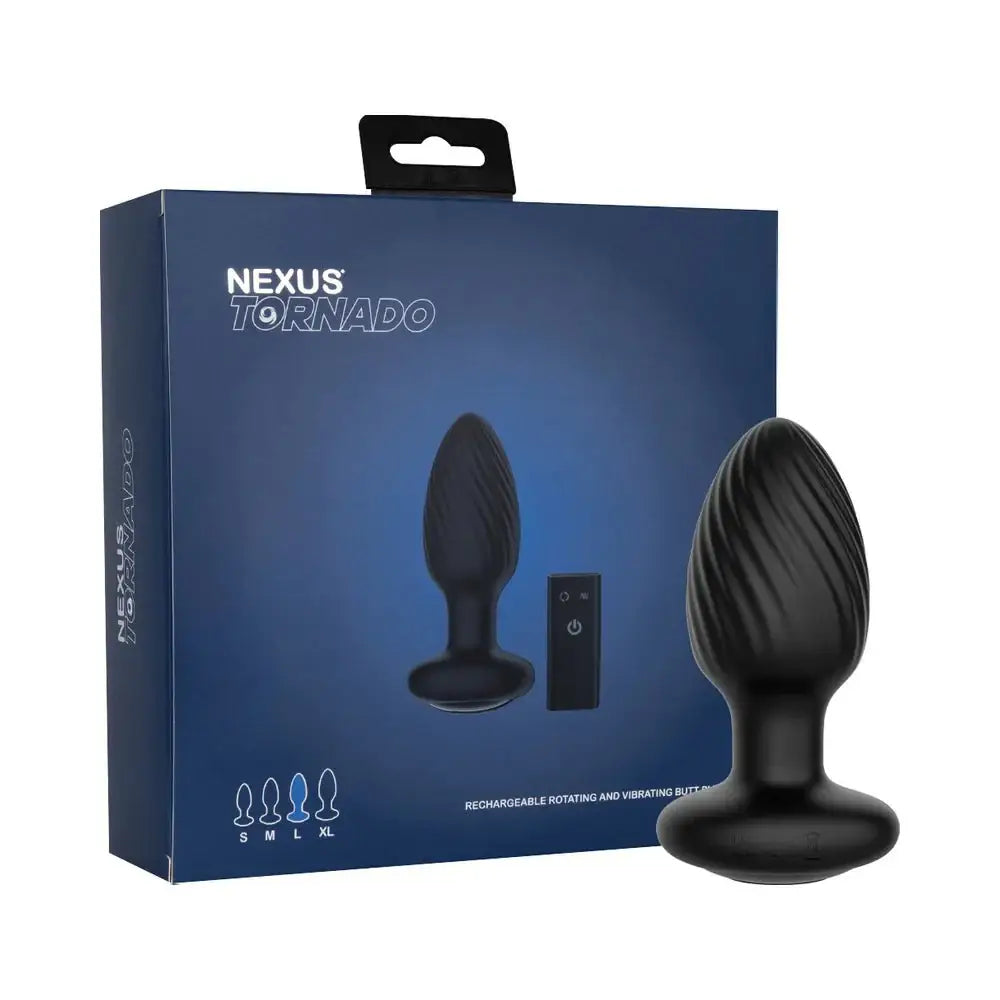 Nexus® Tornado Rotating & Vibrating Remote Butt Plug - Rolik®