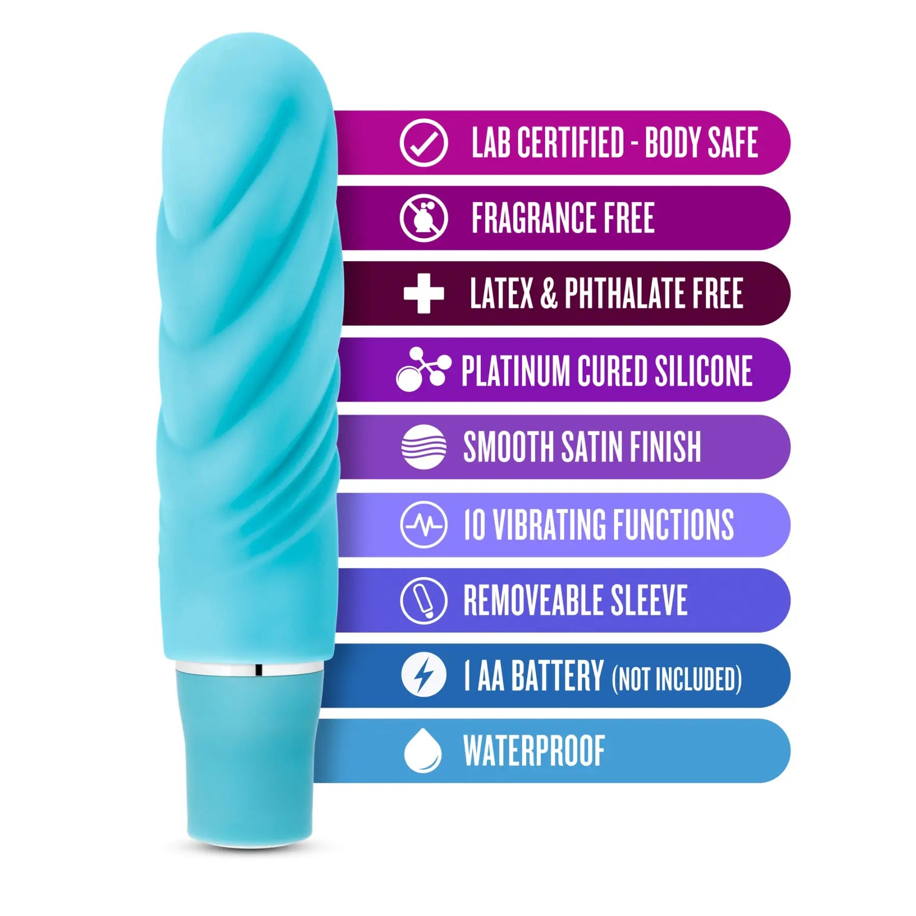 Blush Novelties® Nimbus Mini Vibe Aqua - Rolik®