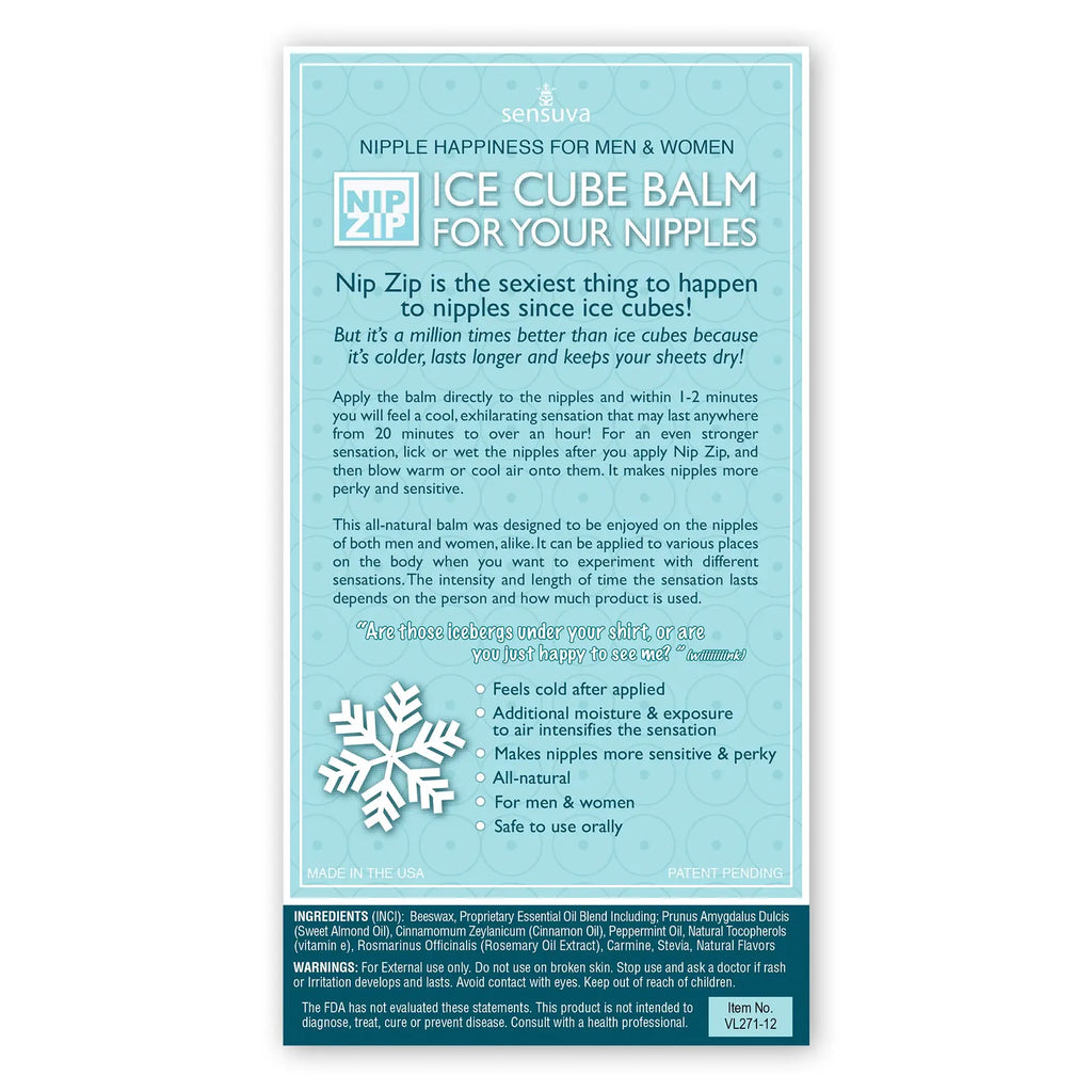 Nip Zip Ice Cube Balm