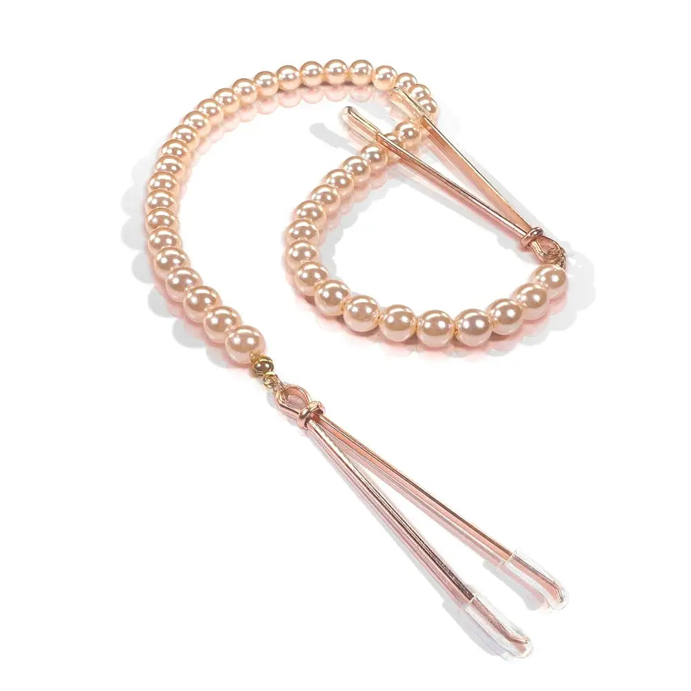 Nixie Adjustable Tweezer Clips With Pearls - Rolik®