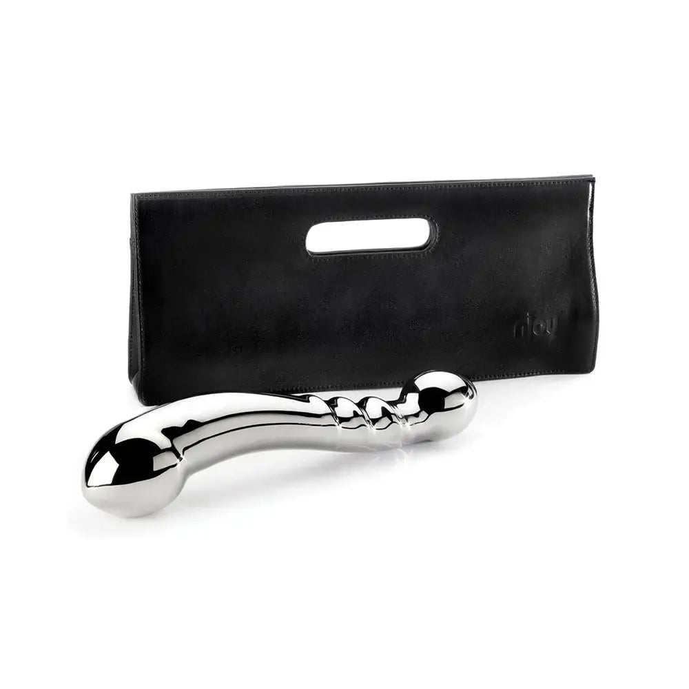 njoy 11’’ Stainless Steel Dildo - Silver
