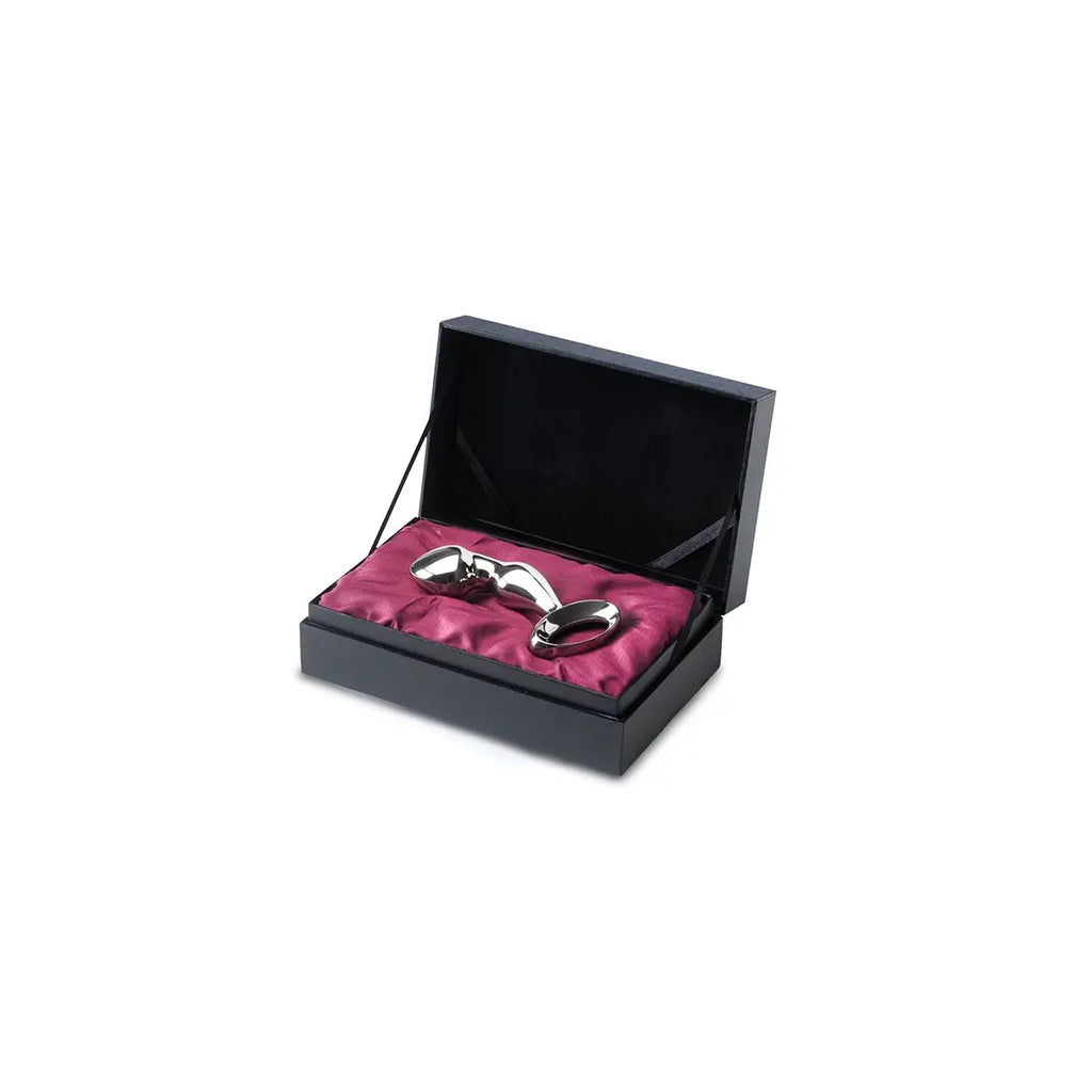njoy Stainless Steel Prostate Pfun Plug - Silver - Butt
