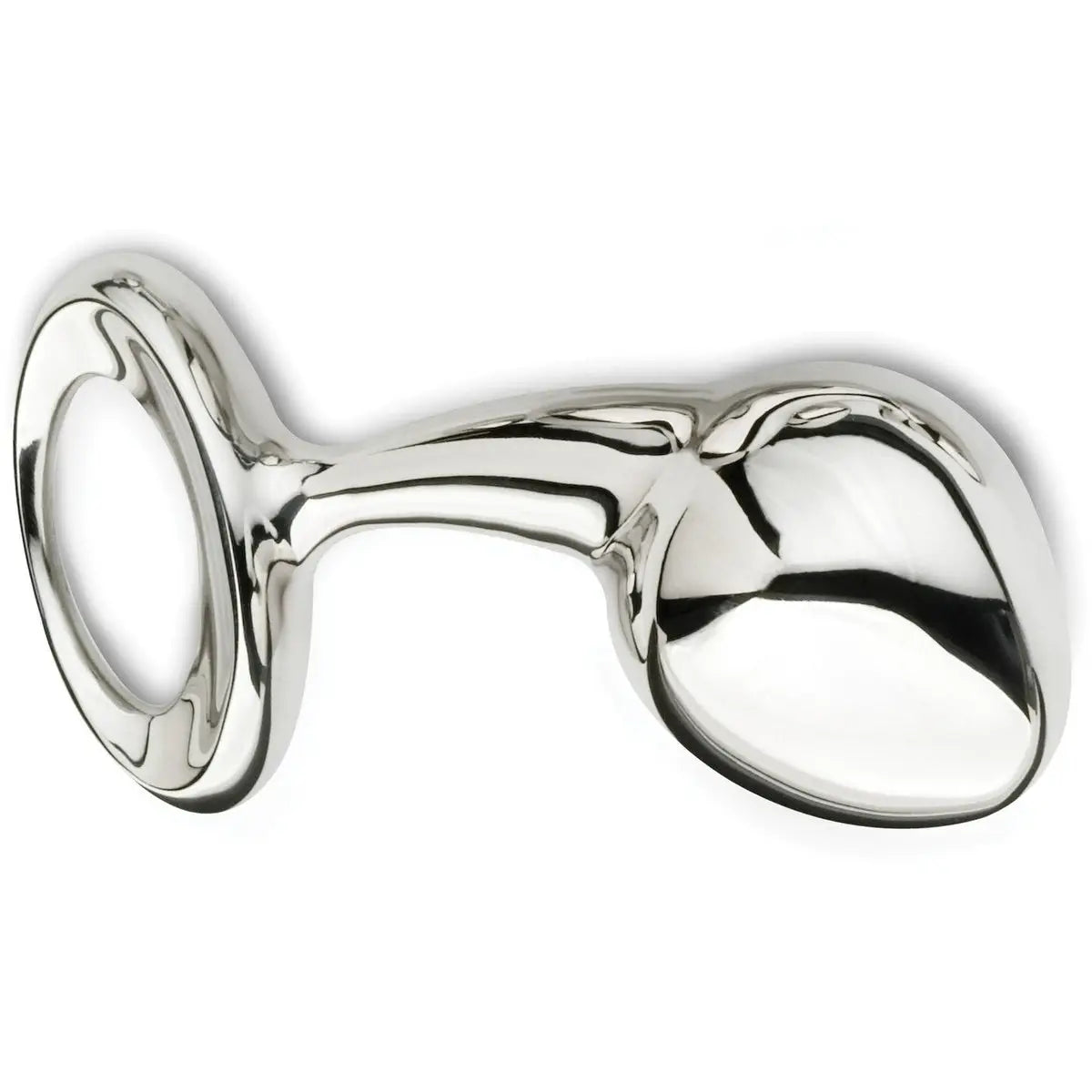 Njoy Pure Plug Large - Premium Stainless Steel Butt Silver