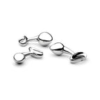 njoy Stainless Steel Pure Plug Large - Silver - Butt