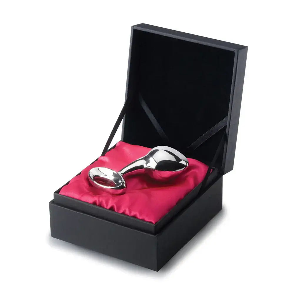 njoy Stainless Steel Pure Plug Large - Silver - Butt