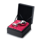 njoy Stainless Steel Pure Plug Large - Silver - Butt