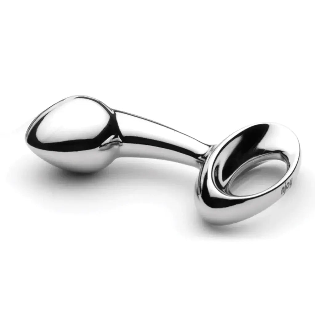 Njoy Pure Plug Medium - Premium Stainless Steel Butt Silver