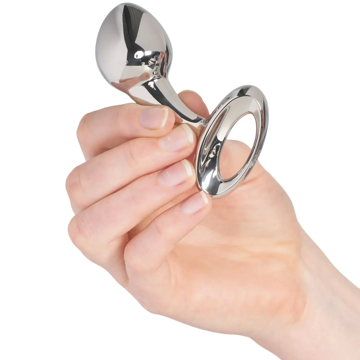 Njoy Pure Plug Small - Premium Stainless Steel Butt Silver