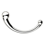 Njoy Pure Wand - Stainless Steel G-Spot & P-Spot Dildo Silver