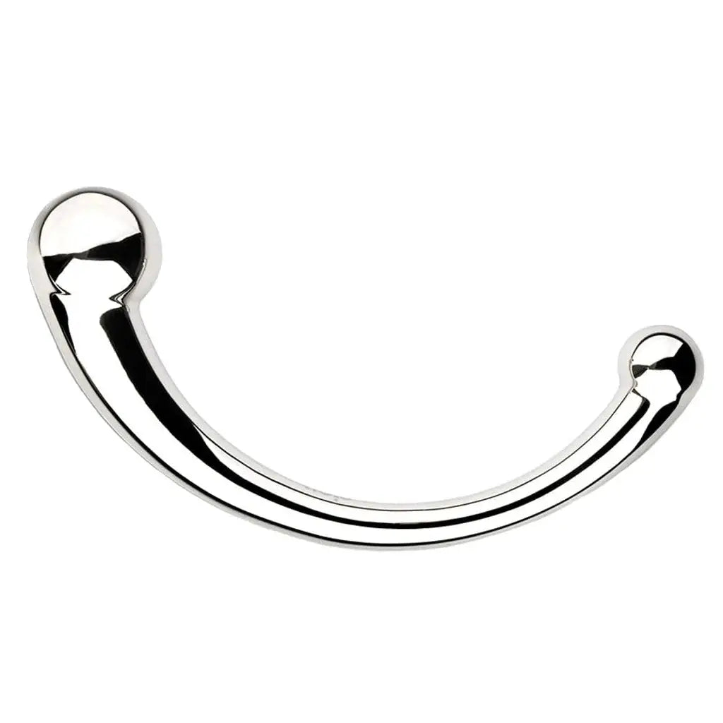 Njoy Pure Wand - Stainless Steel G-Spot & P-Spot Dildo Silver