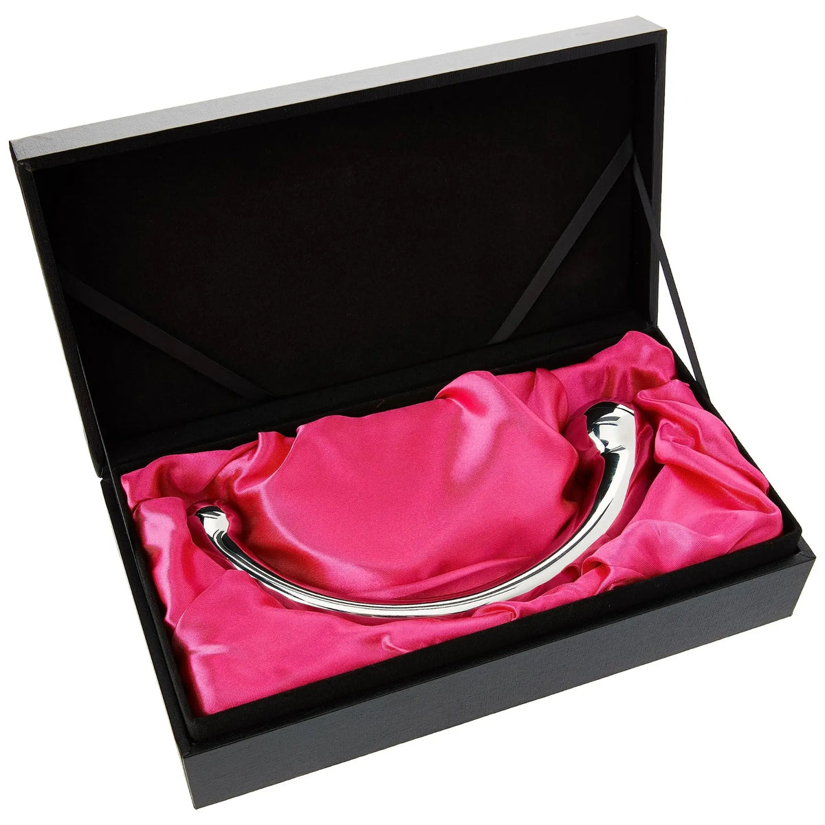 Njoy Pure Wand - Stainless Steel G-Spot & P-Spot Dildo Silver