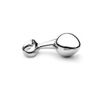 njoy Stainless Steel Pure Plug Large - Silver - Butt