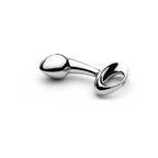 njoy Stainless Steel Pure Plug Small - Silver - Butt