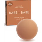 Non-Adhesive Nipple Covers - Caramel / Small: Fits AA-B - Cover