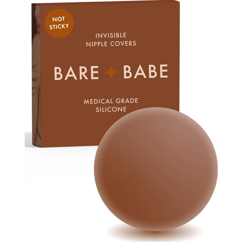 Non-Adhesive Nipple Covers - Cocoa / Small: Fits AA-B - Cover